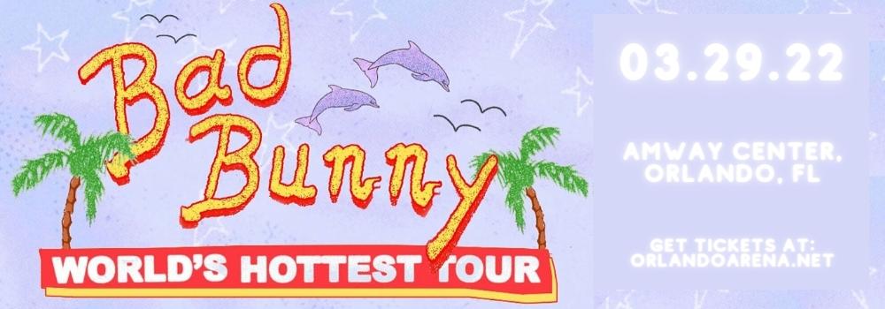 Bad Bunny at Amway Center tickets Bad Bunny at Amway Center