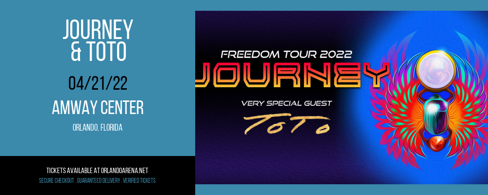 Journey & Toto at Amway Center tickets Journey & Toto at Amway Center