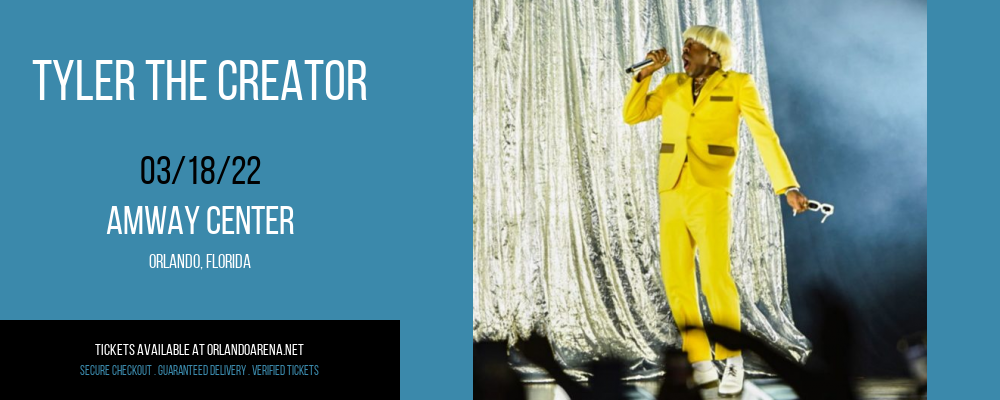 Tyler The Creator at Amway Center tickets Tyler The Creator at Amway Center