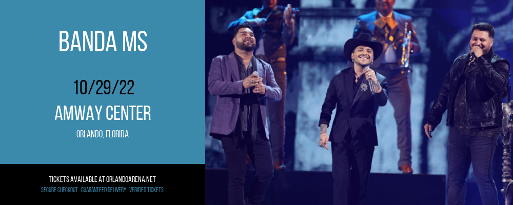 Banda MS at Amway Center tickets Banda MS at Amway Center