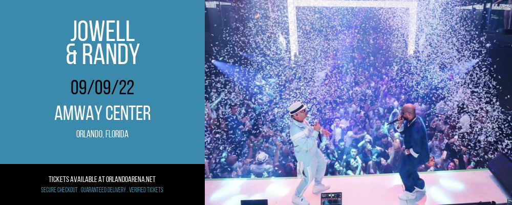 Jowell & Randy at Amway Center tickets Jowell & Randy at Amway Center