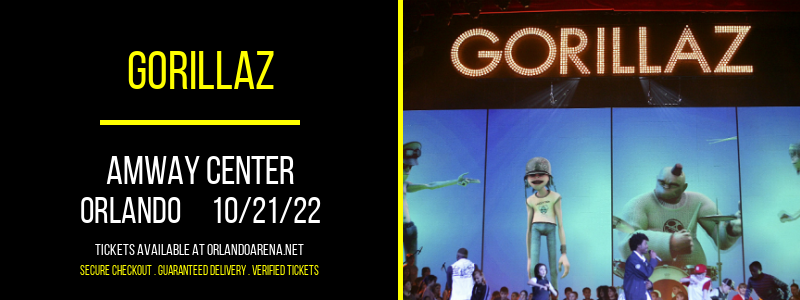 Gorillaz at Amway Center tickets Gorillaz at Amway Center