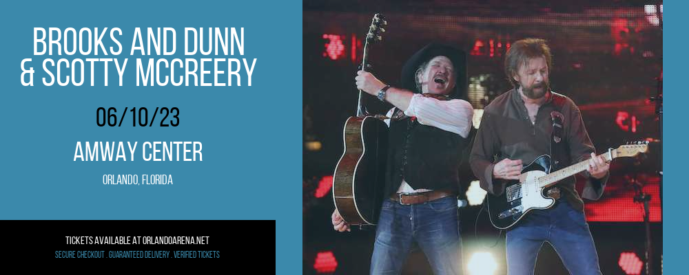 Brooks And Dunn & Scotty McCreery at Amway Center tickets Brooks And Dunn & Scotty McCreery at Amway Center
