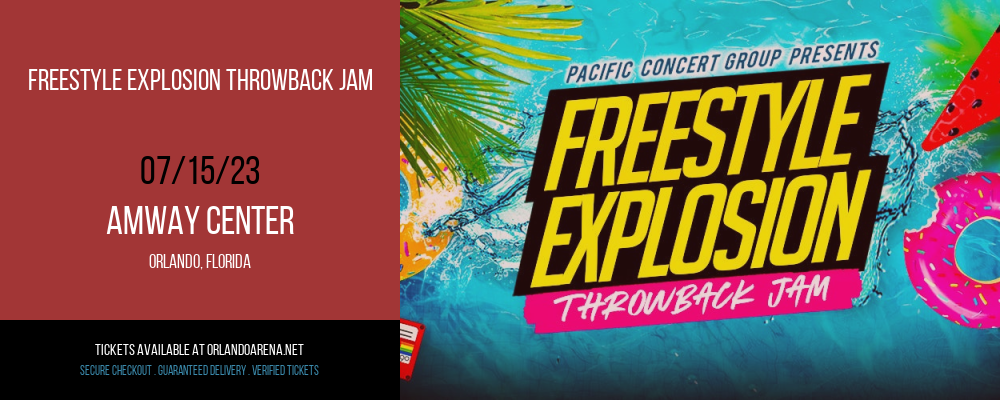 Freestyle Explosion Throwback Jam at Amway Center