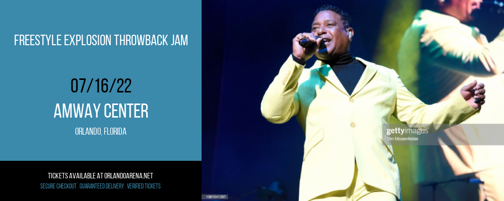 Freestyle Explosion Throwback Jam at Amway Center tickets Freestyle Explosion Throwback Jam at Amway Center