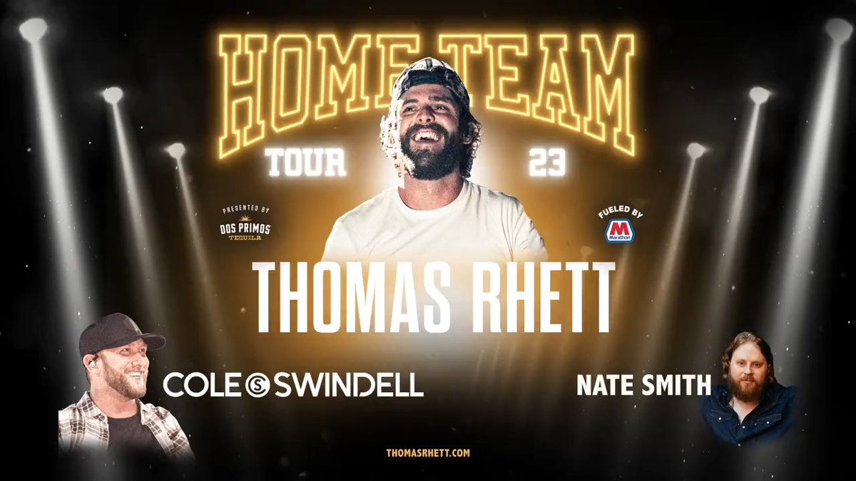 Thomas Rhett, Cole Swindell & Nate Smith at Amway Center