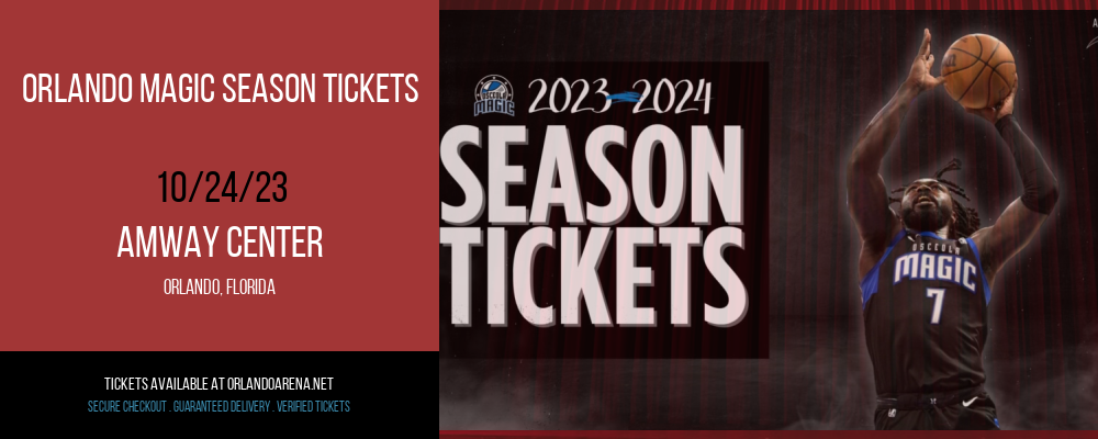 Orlando Magic Season Tickets at Amway Center