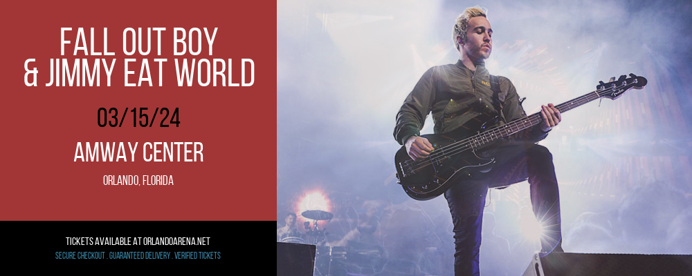 Fall Out Boy & Jimmy Eat World at Amway Center