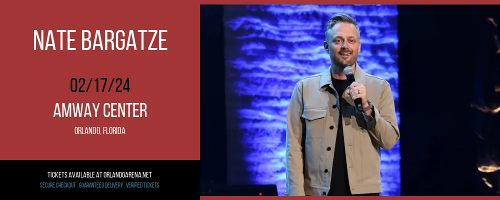 Nate Bargatze at Amway Center