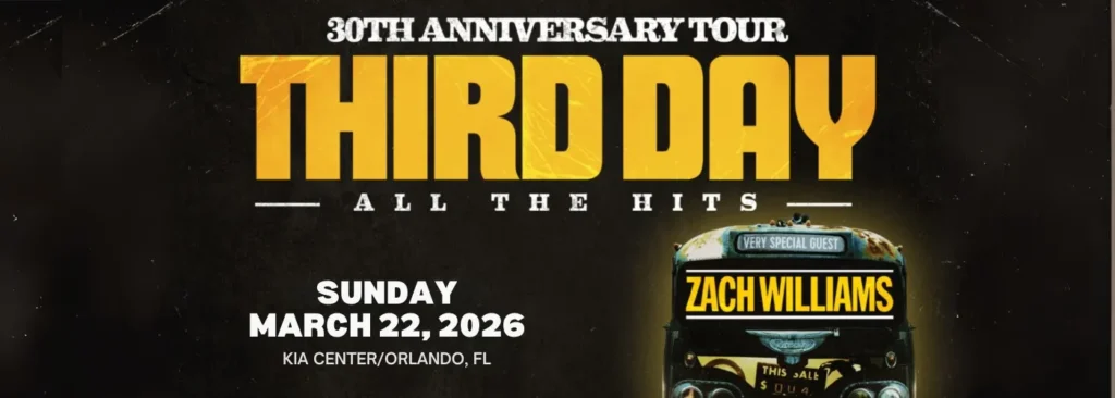 Third Day & Zach Williams at Kia Center
